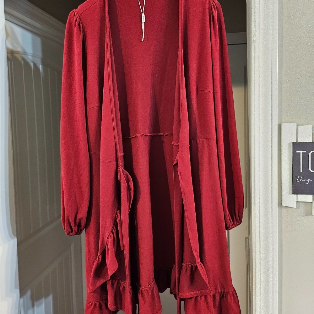 Red layering piece